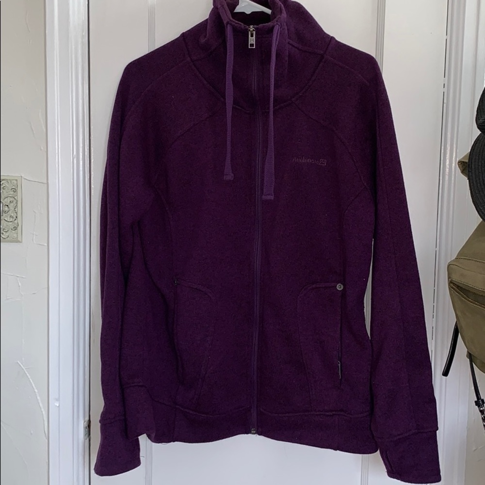 Fleece zip up jacket